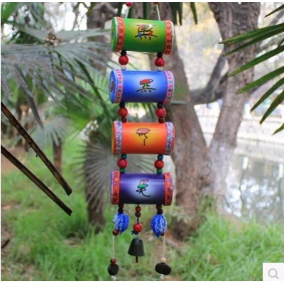 小鼓四联串云南民族工艺品