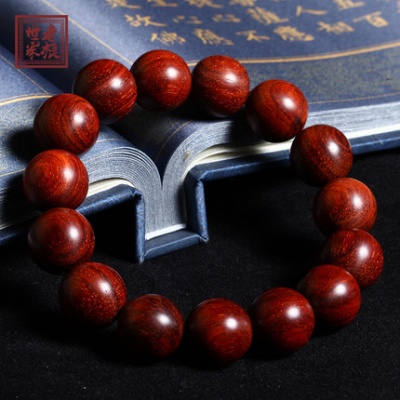 正宗印度小叶紫檀手串男女款 超油润高密度