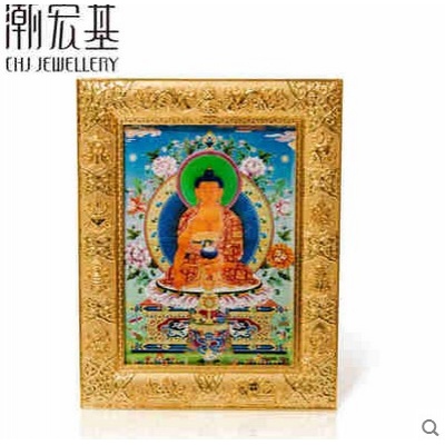 慈佑吉祥纯手工雕刻唐卡