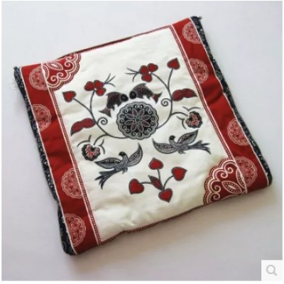 民族风纯棉布艺中式木椅子坐垫时尚餐桌椅垫可爱实木沙发垫子