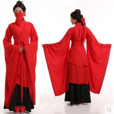 古装舞衣汉服曲裾唐装 古典舞礼仪之邦舞蹈服