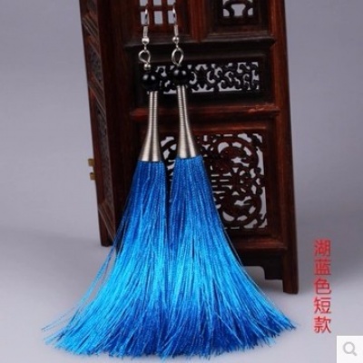 民族风气质耳坠促销流苏925银耳环女款