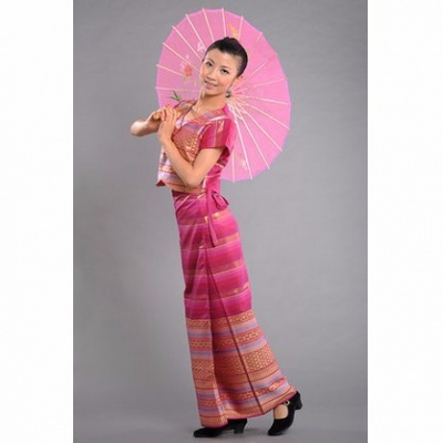 傣族服装 云南少数民族 葫芦丝表演 泼水节服饰