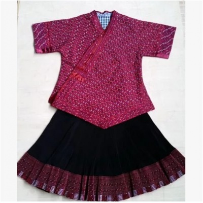 贵州黄平苗族特色套装 苗绣机绣新娘套装90