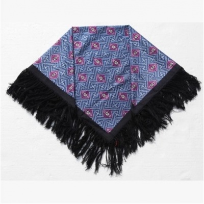 贵州苗绣特色披肩经典刺绣品X-72