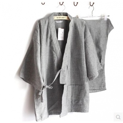 睡衣作务衣 家居服套装 汉服夏秋