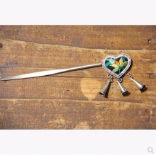 手工苗银苗绣喇叭流苏民族风发簪