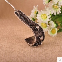 苗银老银发簪发钗子中国贵州古风古装云南丽江个性古朴民族手工艺