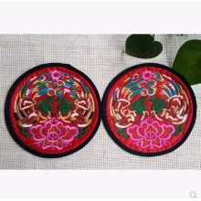 贵州民族特色工艺品苗绣刺绣家居摆设绣花杯垫 小杯垫